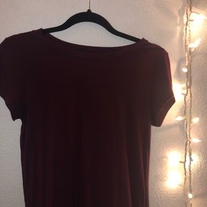 Maroon tee